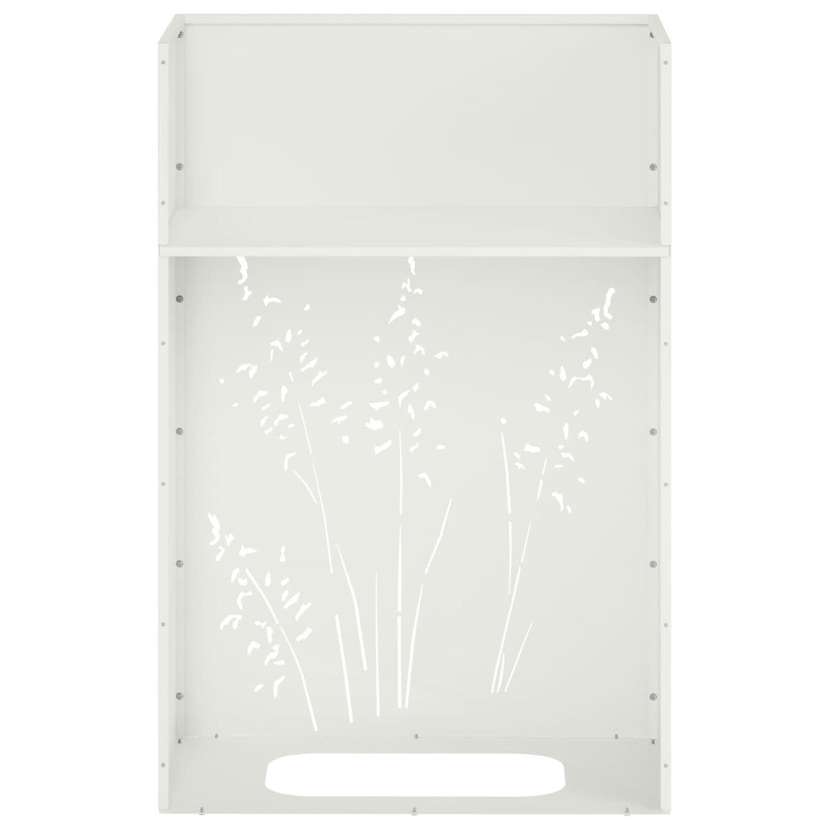 Plantenbak Wit 50 x 30 x 75 cm Koudgewalst staal