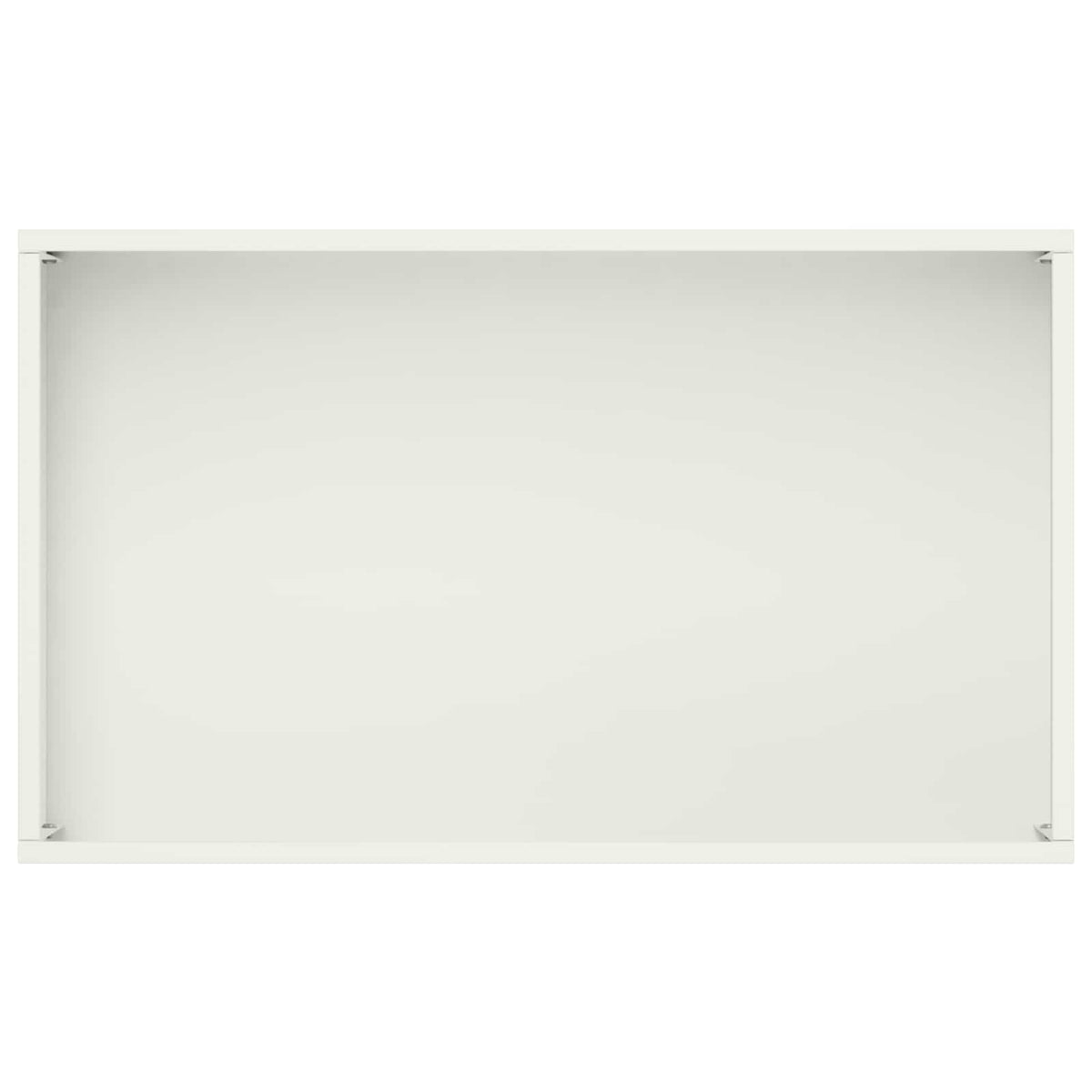 Plantenbak 2 st Wit 50 x 30 x 75 cm Koudgewalst staal