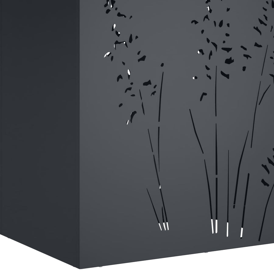 Plantenbak Antraciet 50 x 30 x 75 cm Koudgewalst staal