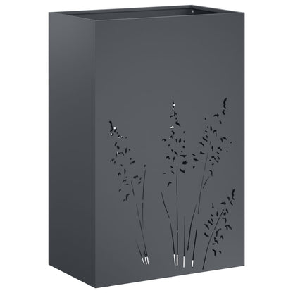 Plantenbak Antraciet 50 x 30 x 75 cm Koudgewalst staal