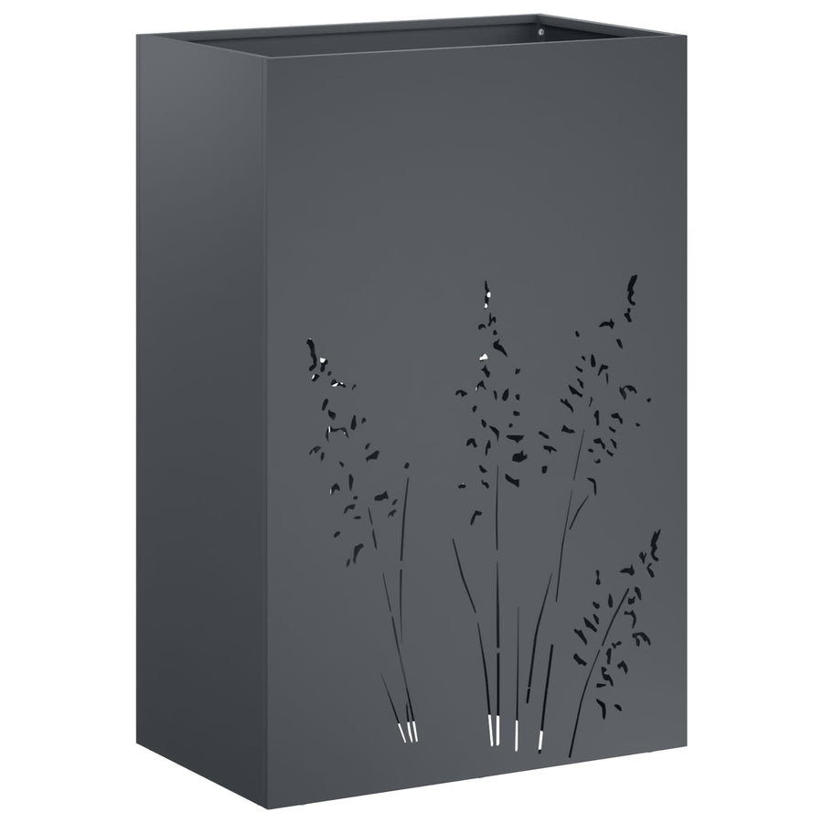 Plantenbak Antraciet 50 x 30 x 75 cm Koudgewalst staal
