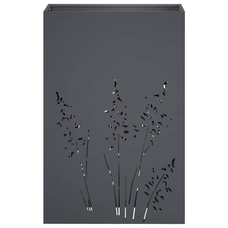 Plantenbak Antraciet 50 x 30 x 75 cm Koudgewalst staal