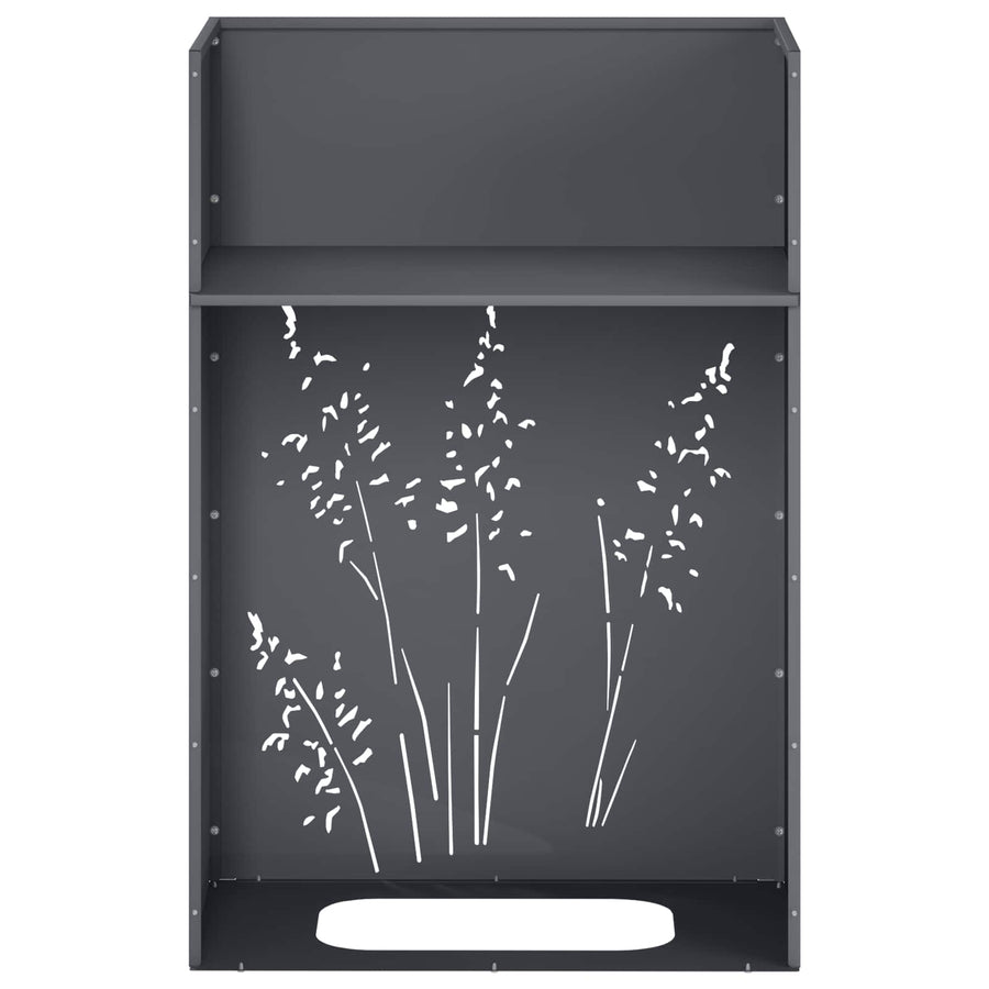 Plantenbak Antraciet 50 x 30 x 75 cm Koudgewalst staal
