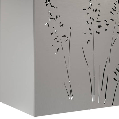 Plantenbak zilver 50 x 30 x 75 cm Roestvrij staal