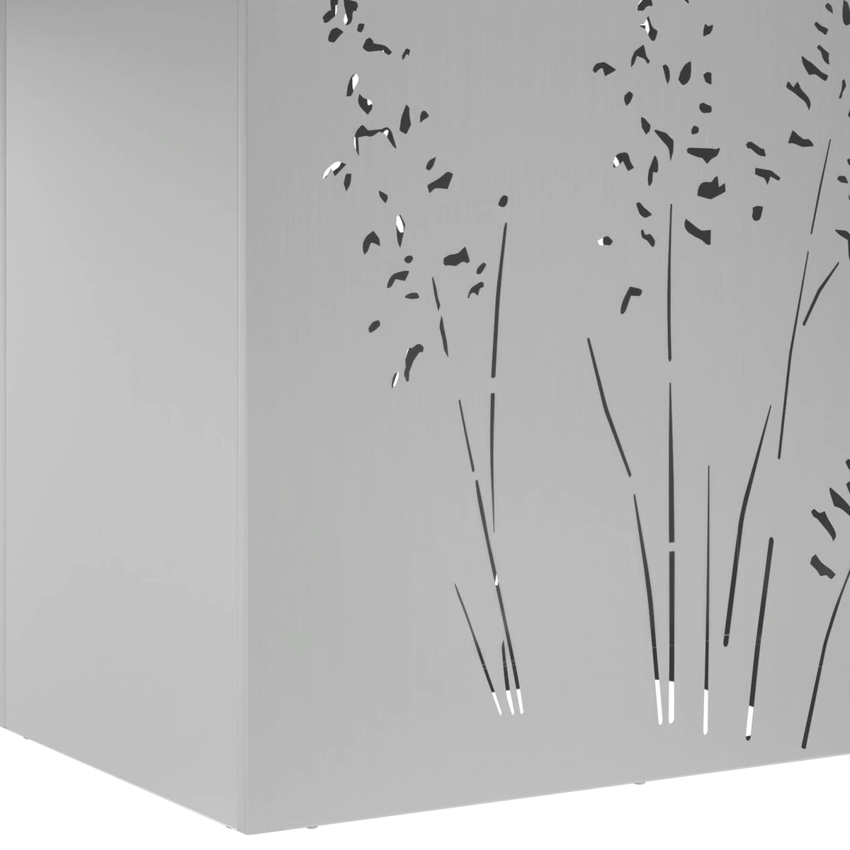Plantenbak zilver 50 x 30 x 75 cm Gegalvaniseerd staal