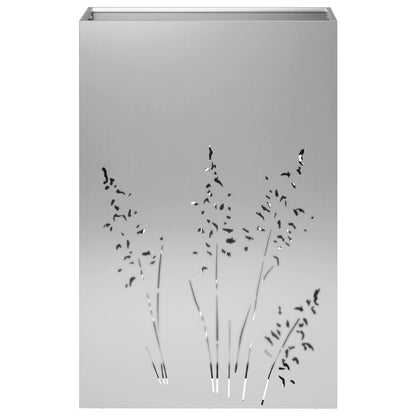 Plantenbak zilver 50 x 30 x 75 cm Gegalvaniseerd staal