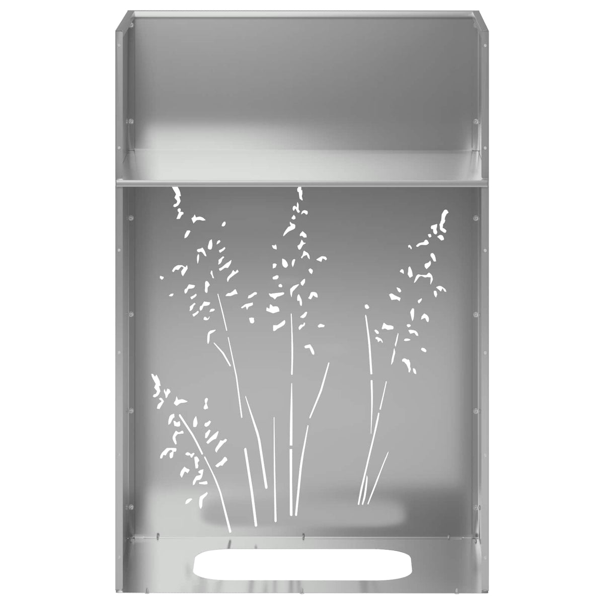 Plantenbak 2 st zilver 50 x 30 x 75 cm Gegalvaniseerd staal