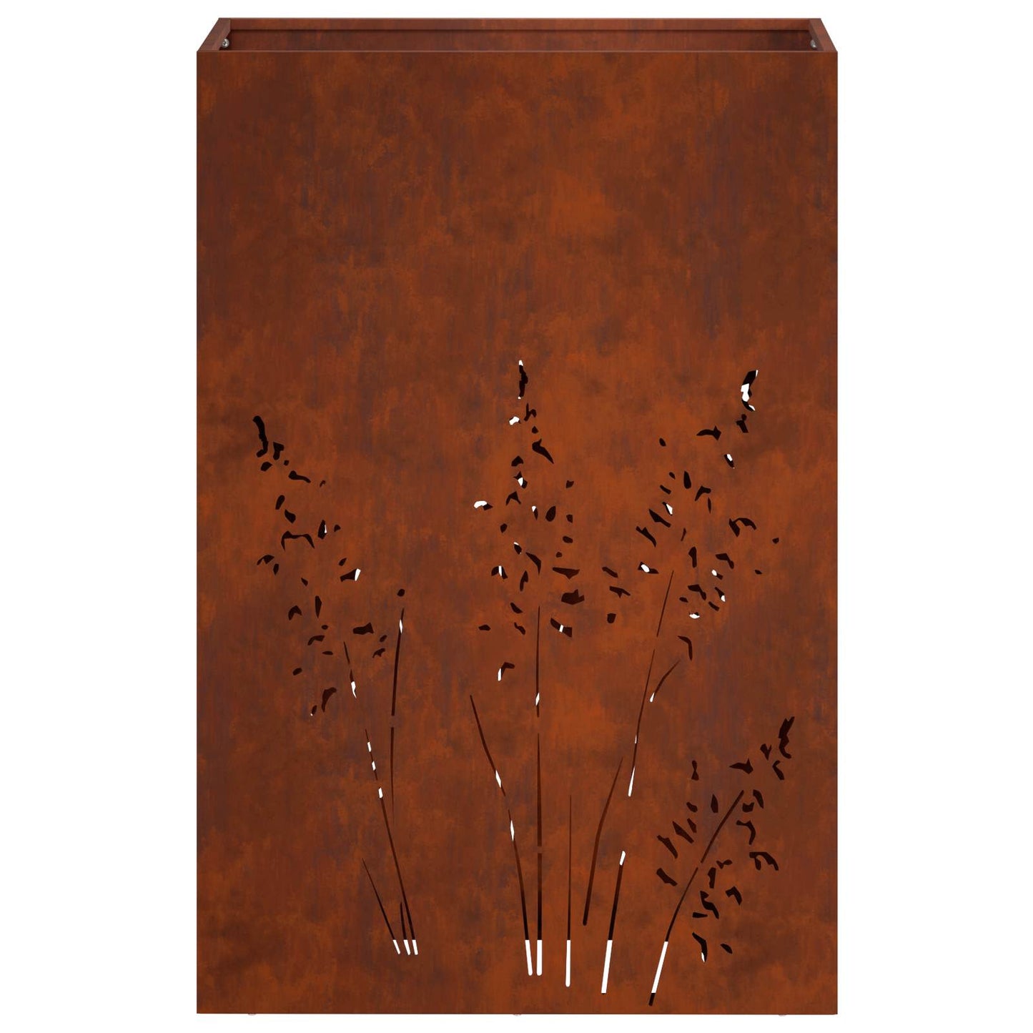 Plantenbak 2 st Roestkleurig 50 x 30 x 75 cm weervast staal