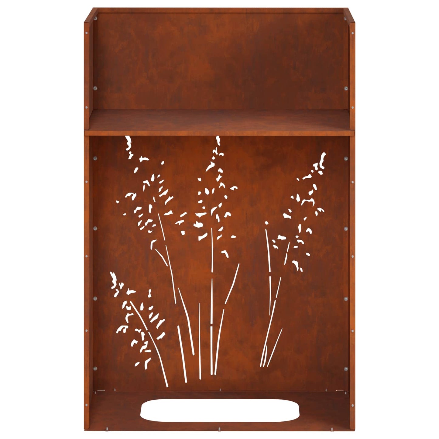 Plantenbak 2 st Roestkleurig 50 x 30 x 75 cm weervast staal