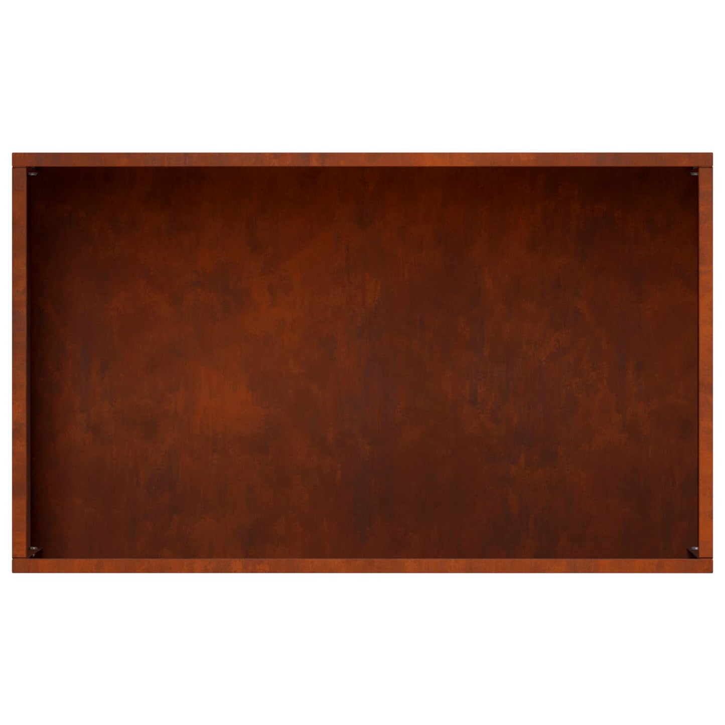Plantenbak 2 st Roestkleurig 50 x 30 x 75 cm weervast staal
