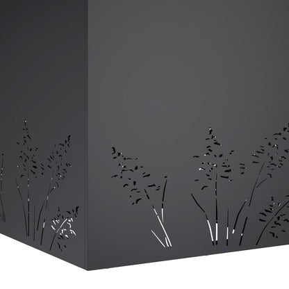 Plantenbak Antraciet 50 x 50 x 49 cm Koudgewalst staal