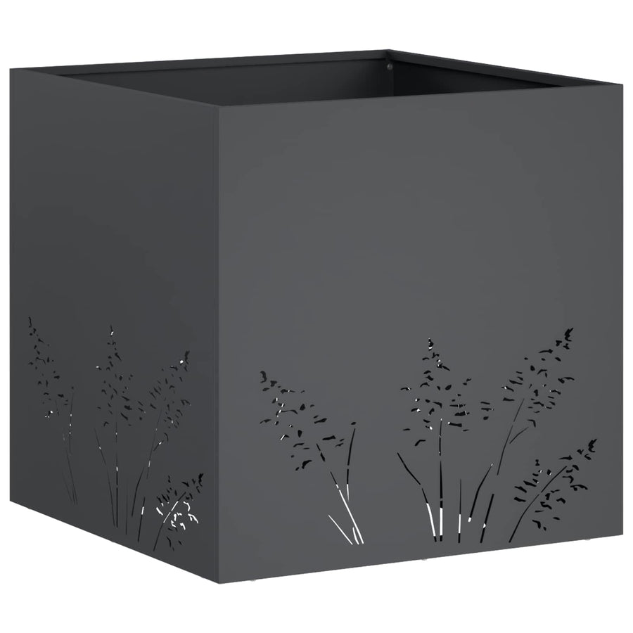 Plantenbak Antraciet 50 x 50 x 49 cm Koudgewalst staal