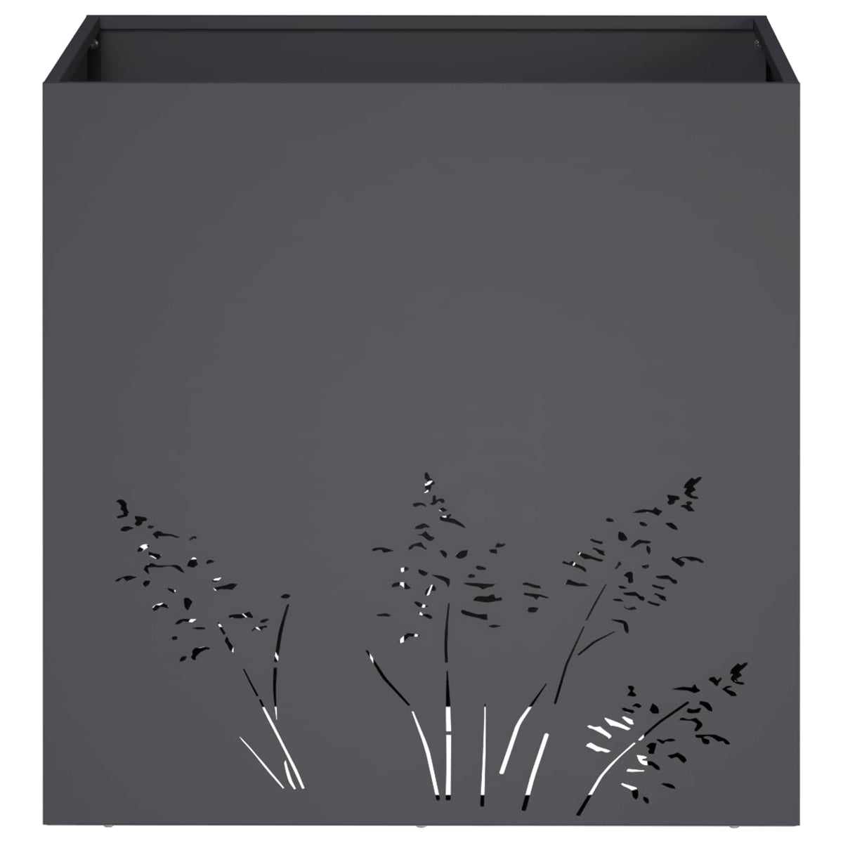 Plantenbak Antraciet 50 x 50 x 49 cm Koudgewalst staal