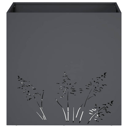 Plantenbak Antraciet 50 x 50 x 49 cm Koudgewalst staal