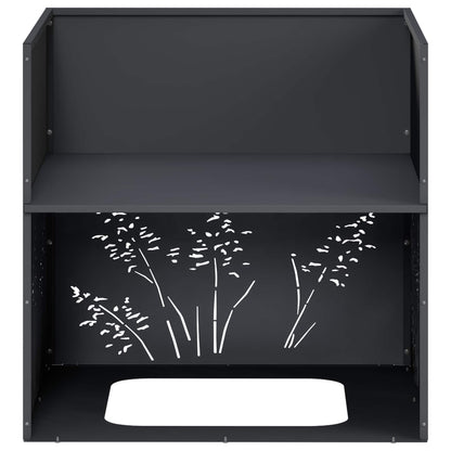 Plantenbak Antraciet 50 x 50 x 49 cm Koudgewalst staal