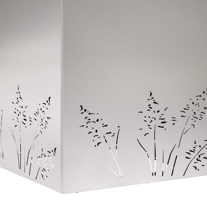 Plantenbak zilver 50 x 50 x 49 cm Roestvrij staal