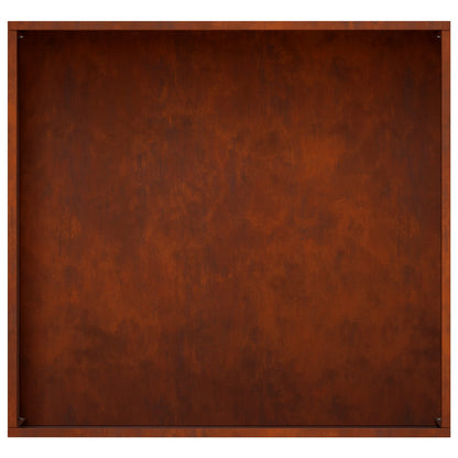 Plantenbak Roestkleurig 50 x 50 x 49 cm weervast staal