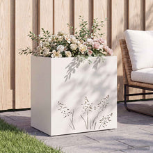 Plantenbak Wit 50 x 30 x 49 cm Koudgewalst staal