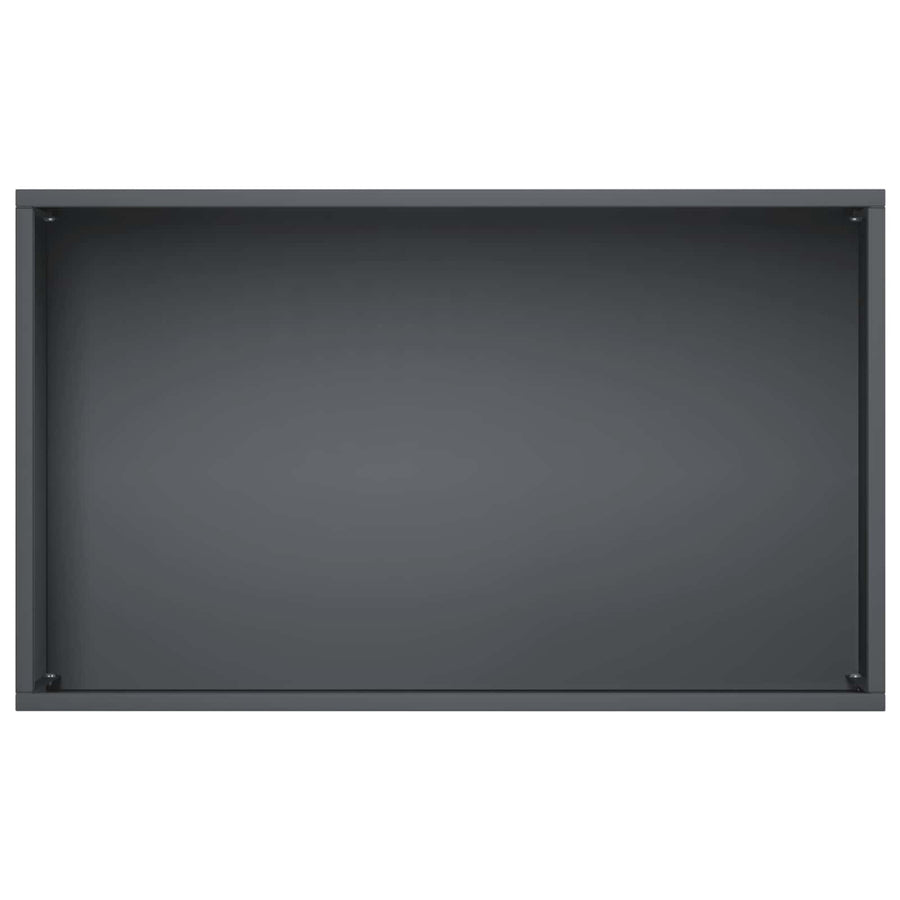 Plantenbak 2 st Antraciet 50 x 30 x 49 cm Koudgewalst staal
