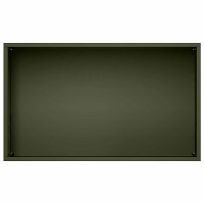 Plantenbak Olijfgroen 50 x 30 x 49 cm Koudgewalst staal