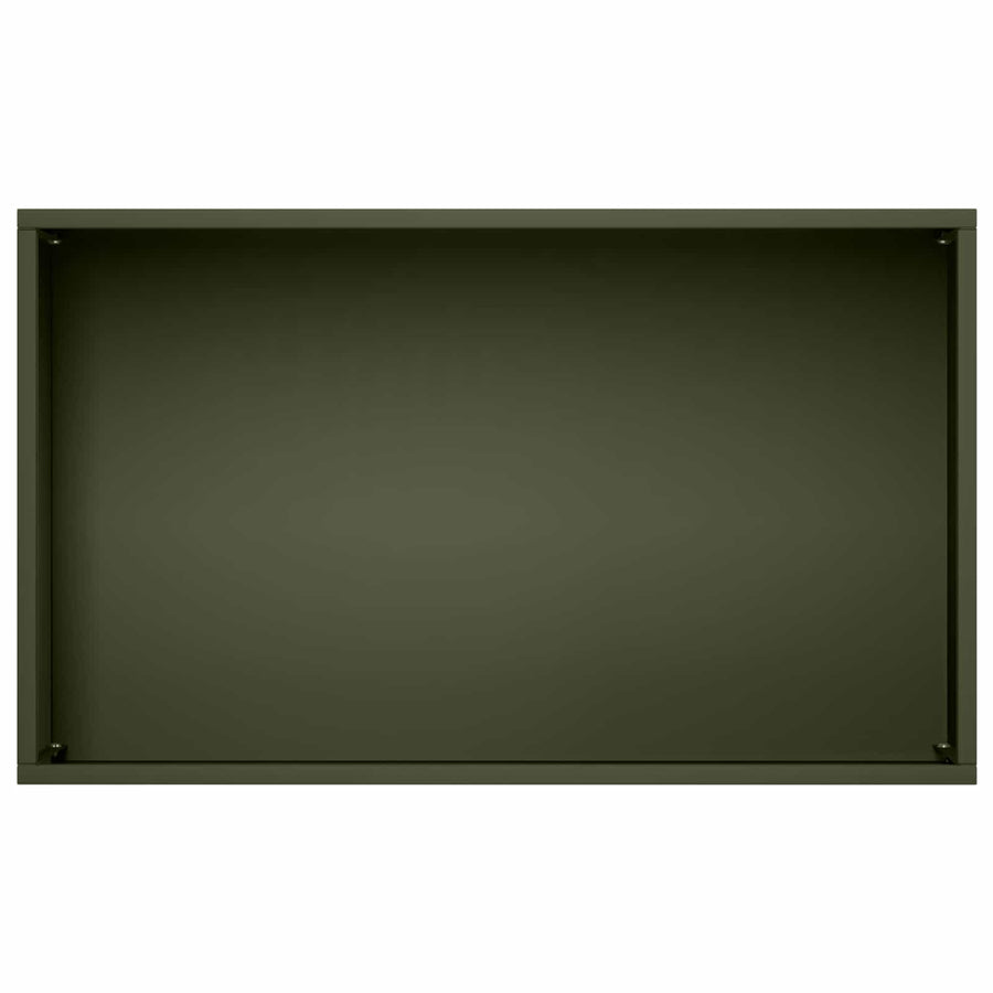 Plantenbak Olijfgroen 50 x 30 x 49 cm Koudgewalst staal