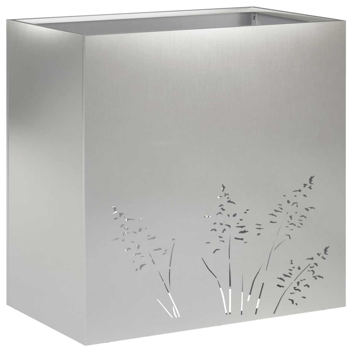 Plantenbak zilver 50 x 30 x 49 cm Roestvrij staal