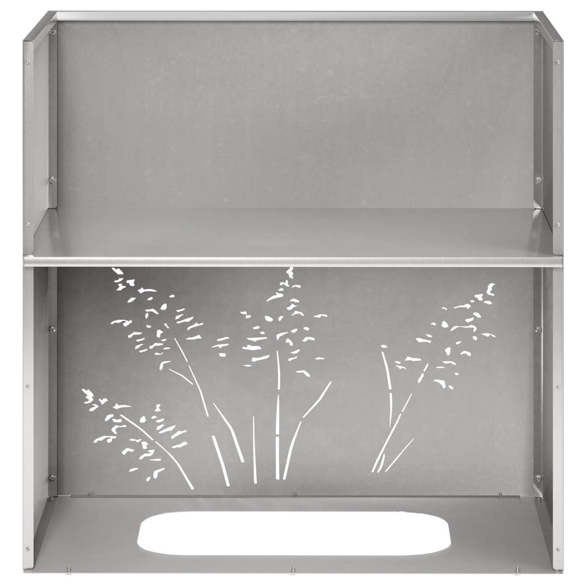 Plantenbak zilver 50 x 30 x 49 cm Roestvrij staal