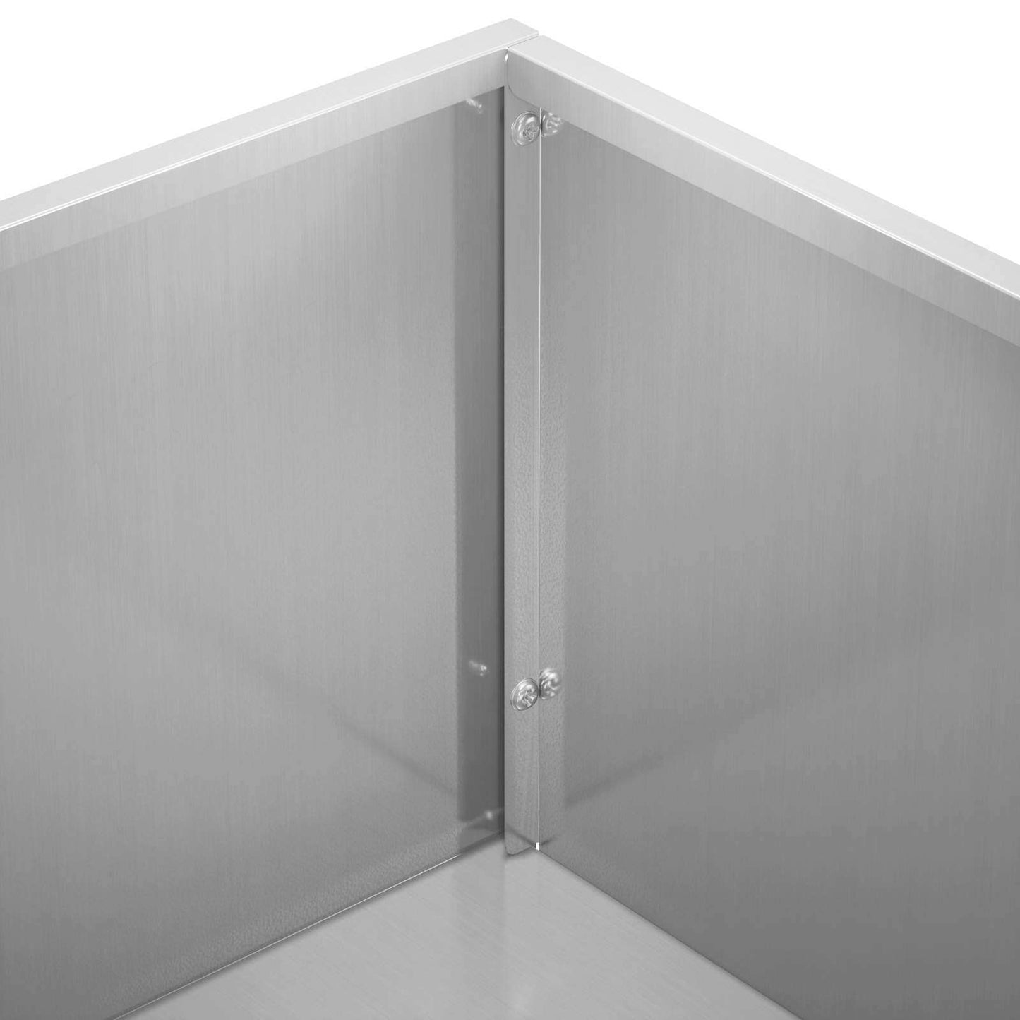 Plantenbak zilver 50 x 30 x 49 cm Gegalvaniseerd staal