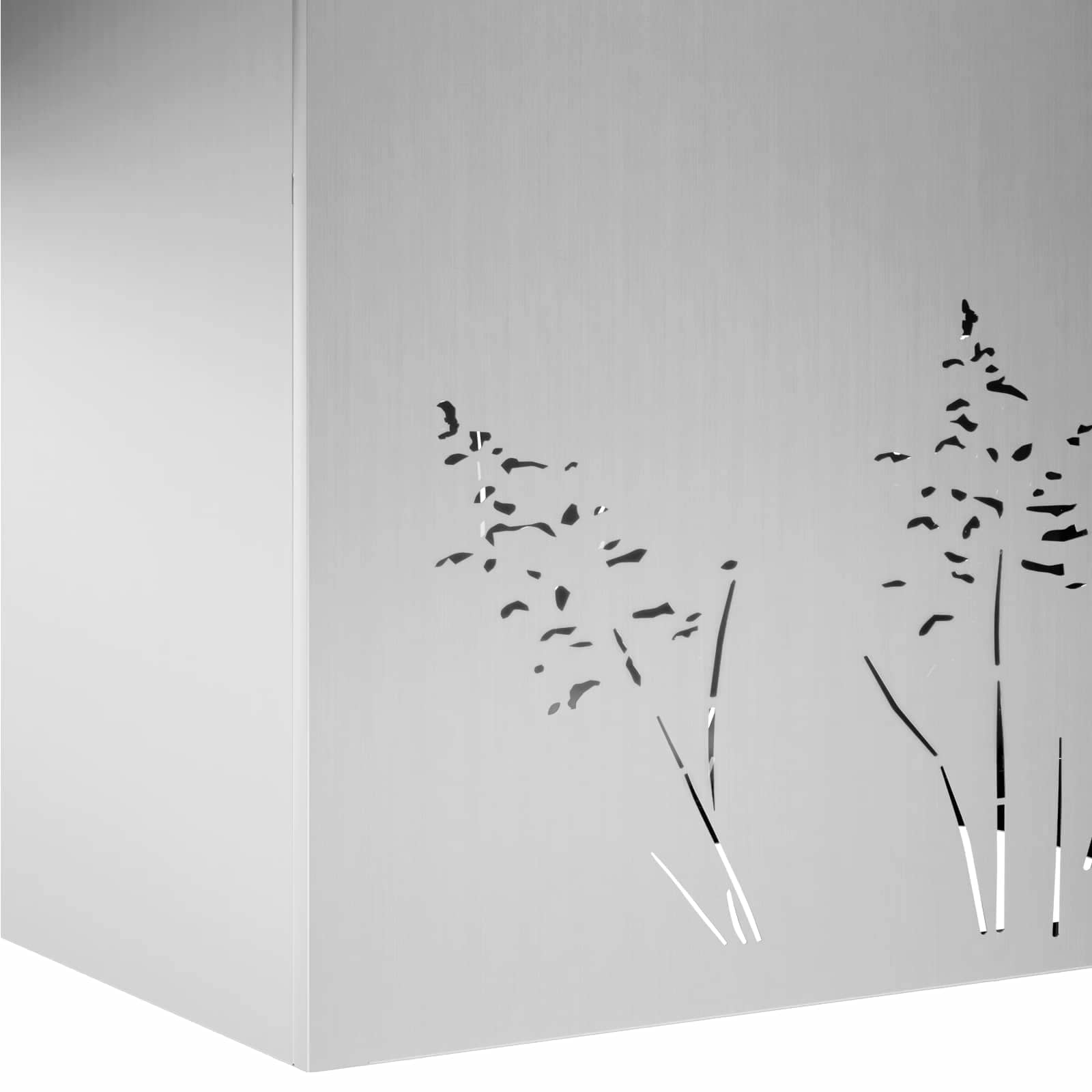Plantenbak zilver 50 x 30 x 49 cm Gegalvaniseerd staal