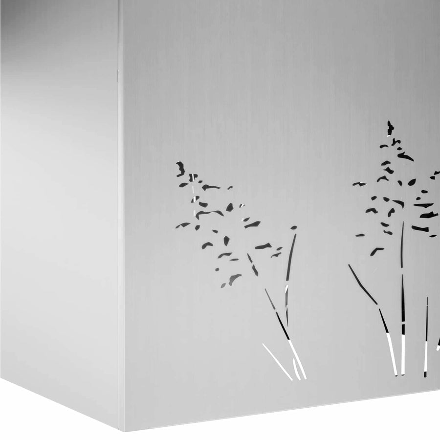 Plantenbak zilver 50 x 30 x 49 cm Gegalvaniseerd staal