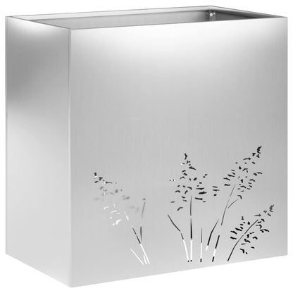 Plantenbak zilver 50 x 30 x 49 cm Gegalvaniseerd staal