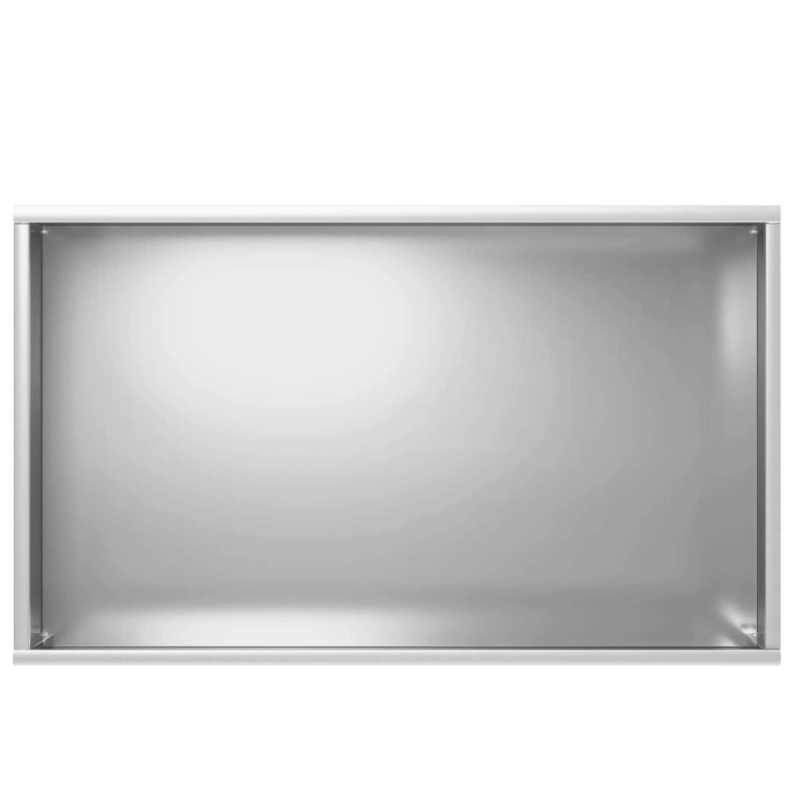 Plantenbak zilver 50 x 30 x 49 cm Gegalvaniseerd staal