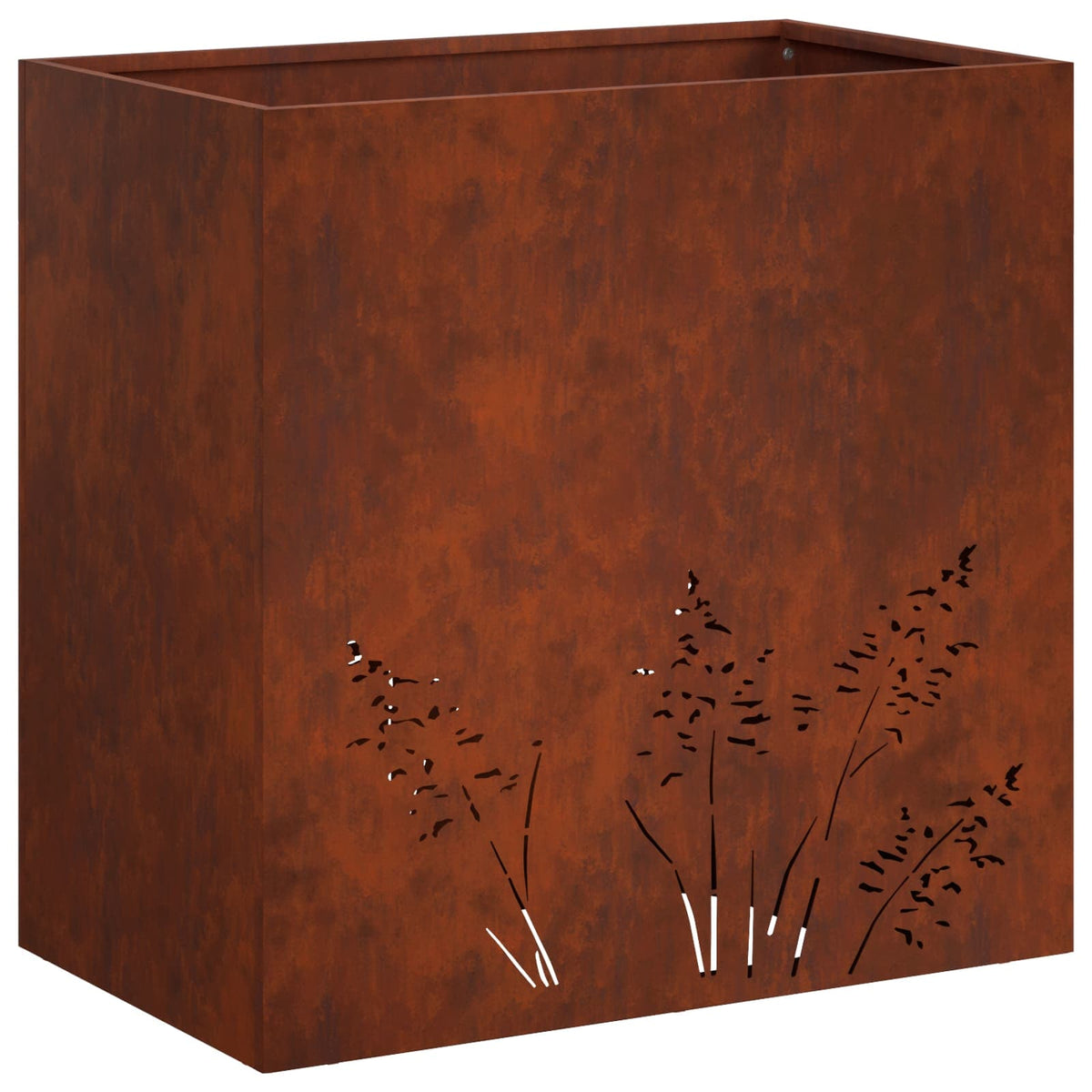 Plantenbak Roestkleurig 50 x 30 x 49 cm weervast staal