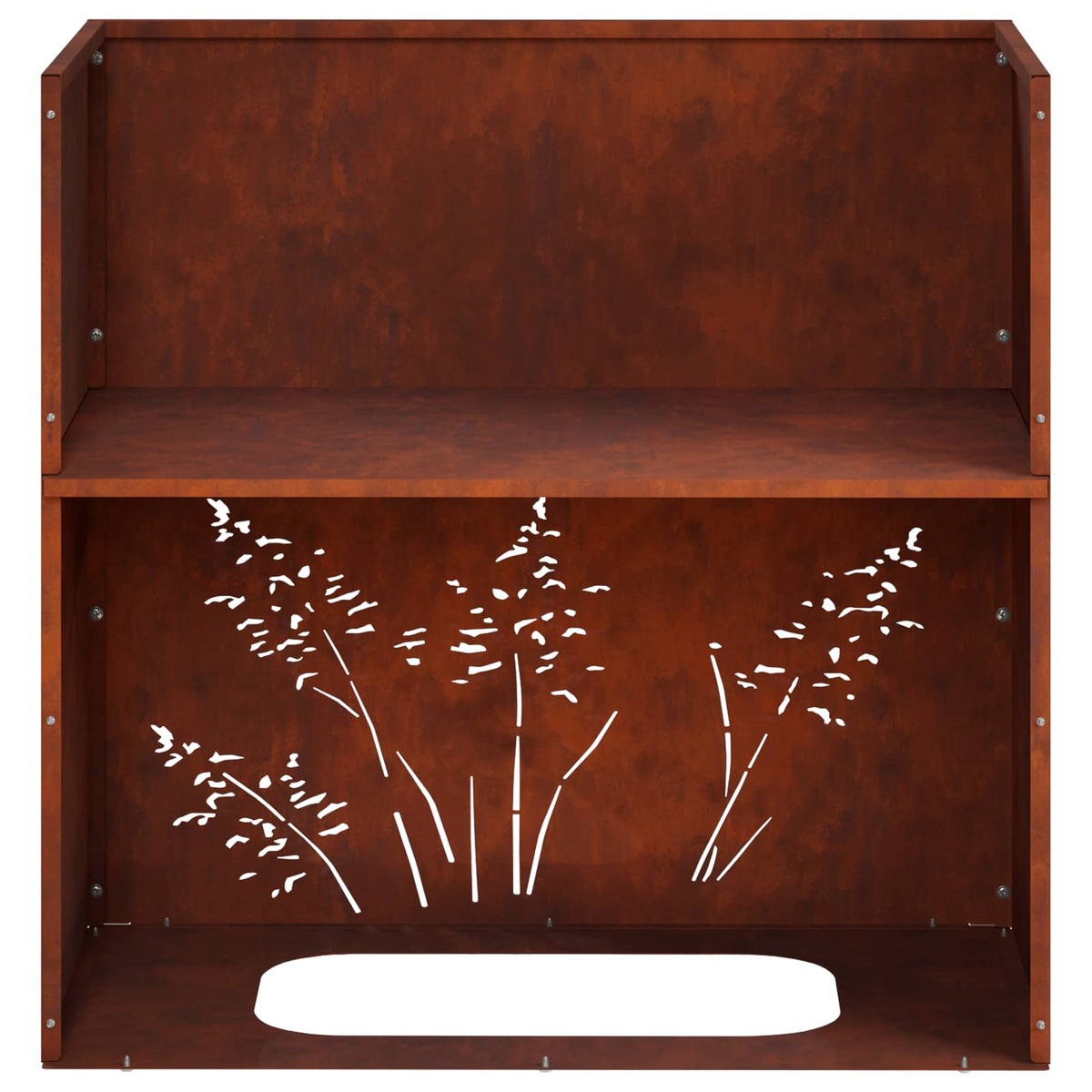 Plantenbak Roestkleurig 50 x 30 x 49 cm weervast staal