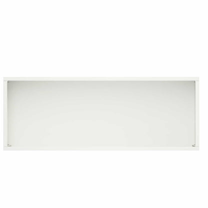 Plantenbak Wit 80 x 20 x 49 cm Koudgewalst staal