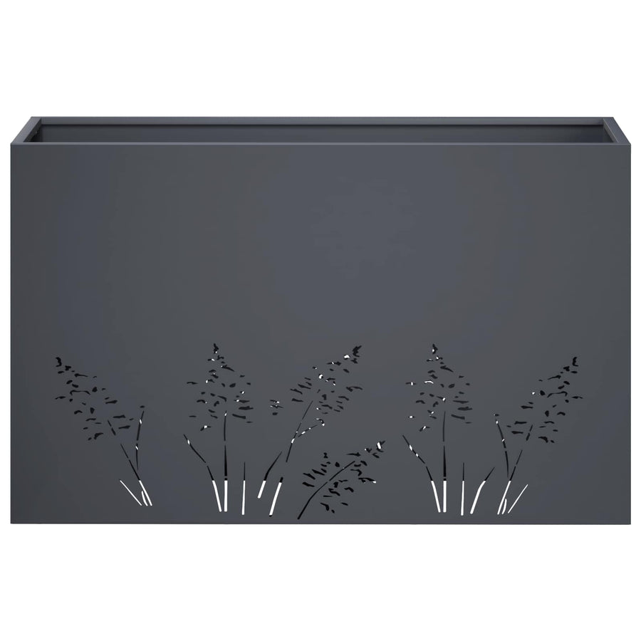 Plantenbak Antraciet 80 x 20 x 49 cm Koudgewalst staal