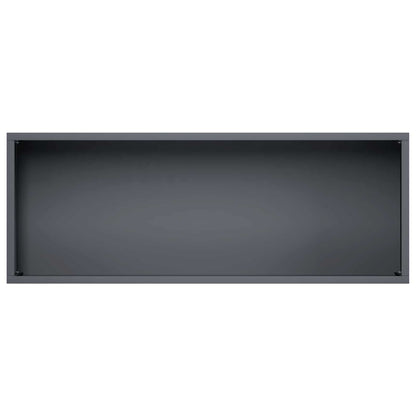 Plantenbak Antraciet 80 x 20 x 49 cm Koudgewalst staal
