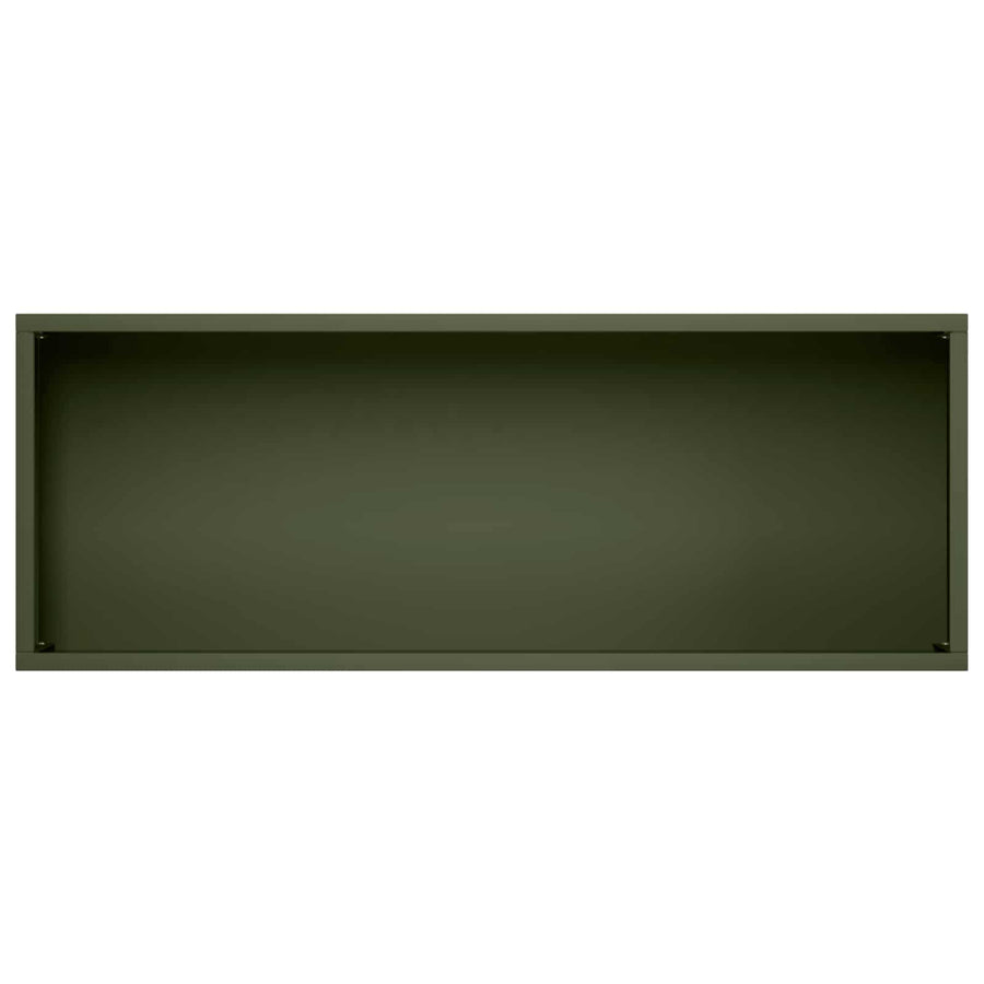 Plantenbak Olijfgroen 80 x 20 x 49 cm Koudgewalst staal