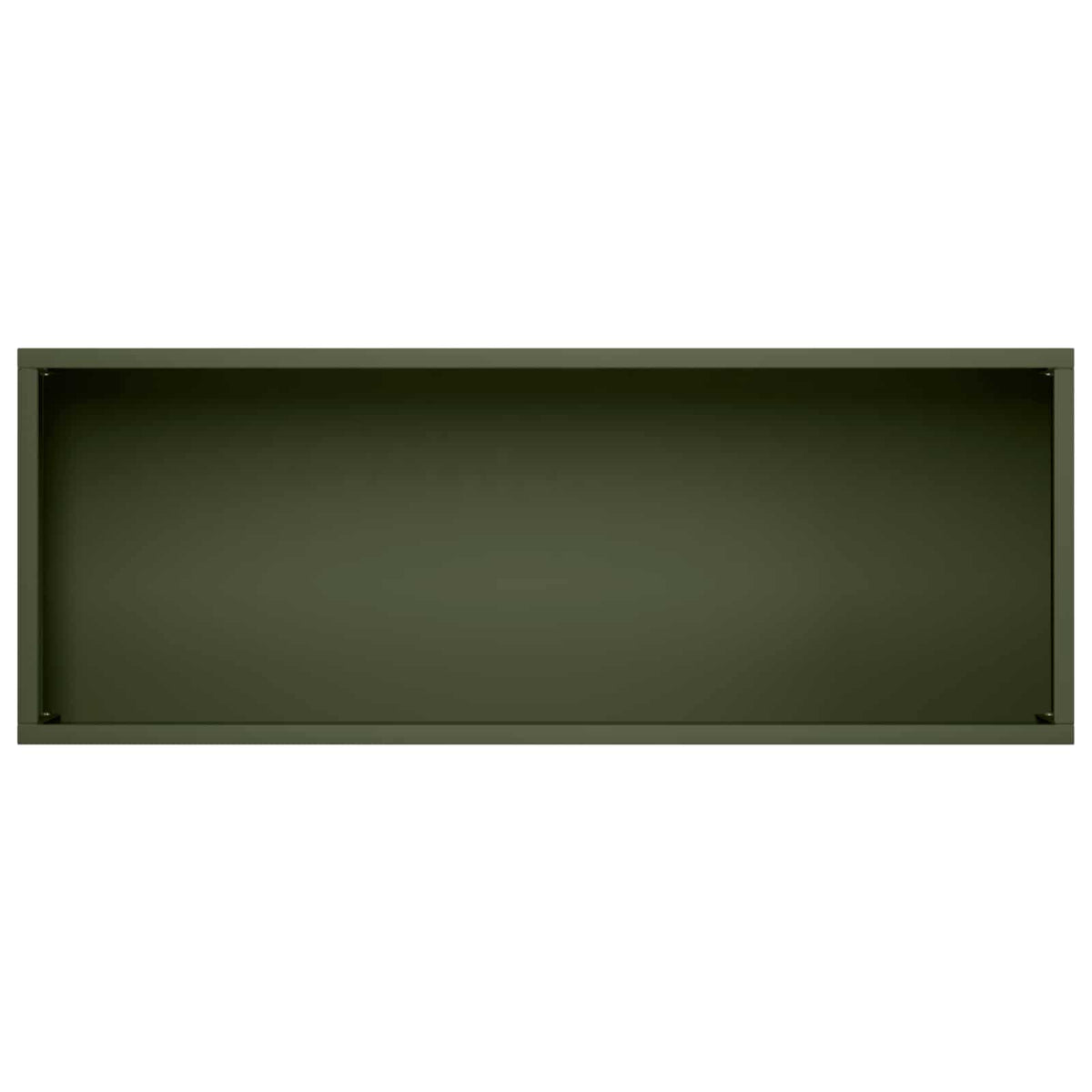 Plantenbak 2 st Olijfgroen 80 x 20 x 49 cm Koudgewalst staal