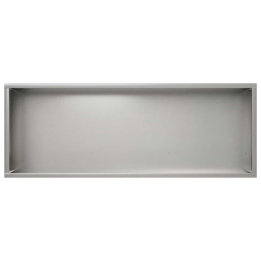Plantenbak 2 st zilver 80 x 20 x 49 cm Roestvrij staal