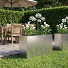 Plantenbak 80x20x49 cm gegalvaniseerd staal