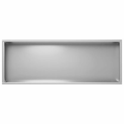 Plantenbak zilver 80 x 20 x 49 cm Gegalvaniseerd staal