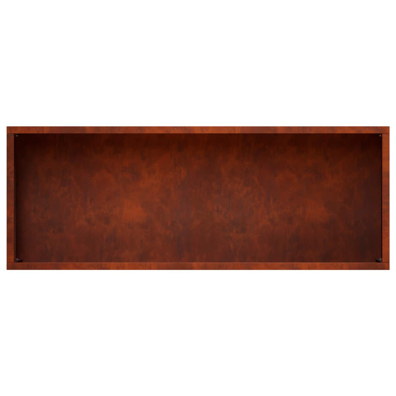 Plantenbak 2 st Roestkleurig 80 x 20 x 49 cm weervast staal