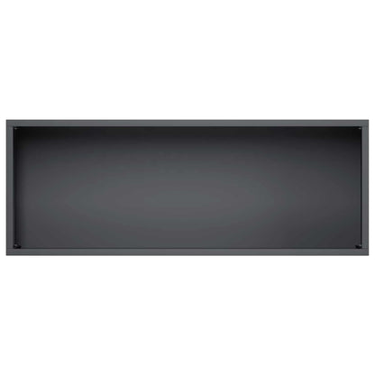 Plantenbak Zwart 80 x 30 x 49 cm Koudgewalst staal
