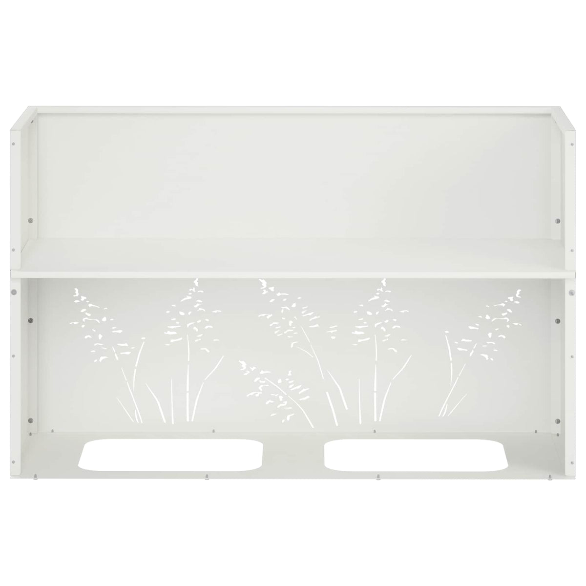 Plantenbak Wit 80 x 30 x 49 cm Koudgewalst staal