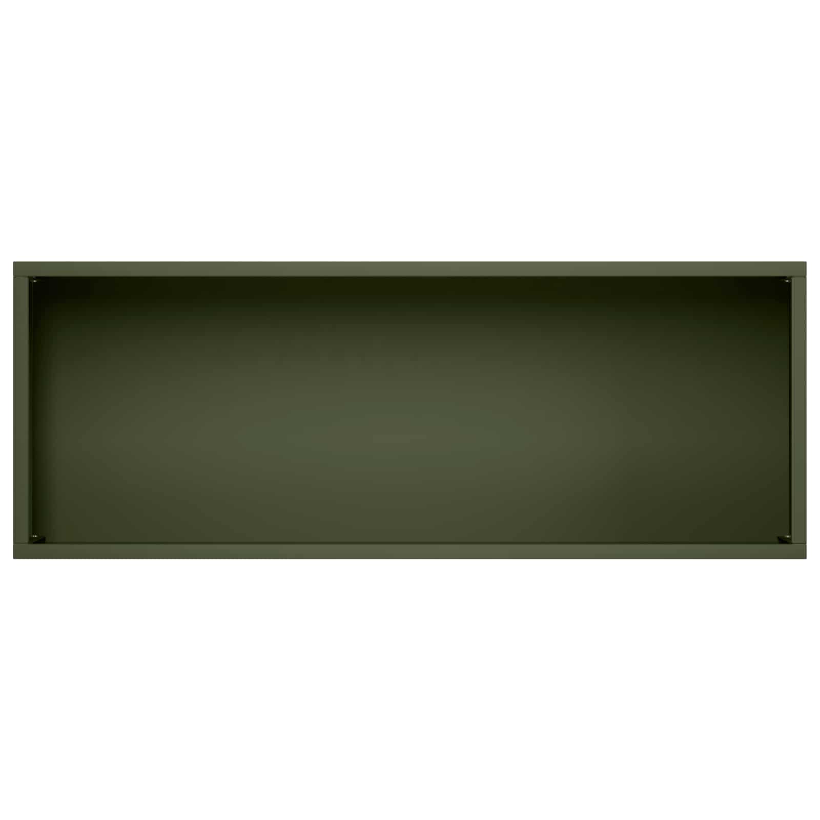 Plantenbak Olijfgroen 80 x 30 x 49 cm Koudgewalst staal