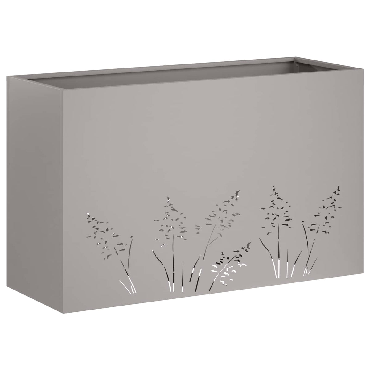 Plantenbak Roestkleurig 80 x 30 x 49 cm weervast staal