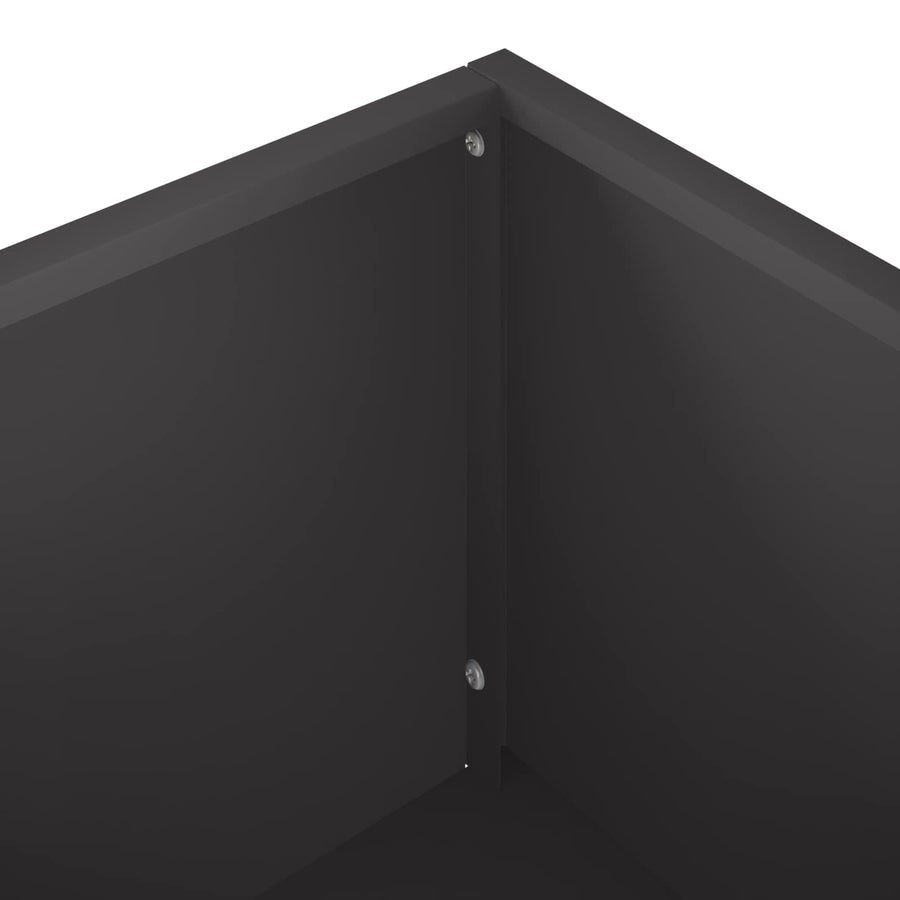 Plantenbak Zwart 100 x 20 x 49 cm Koudgewalst staal