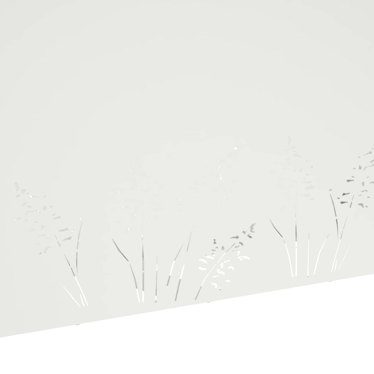 Plantenbak Wit 100 x 20 x 49 cm Koudgewalst staal