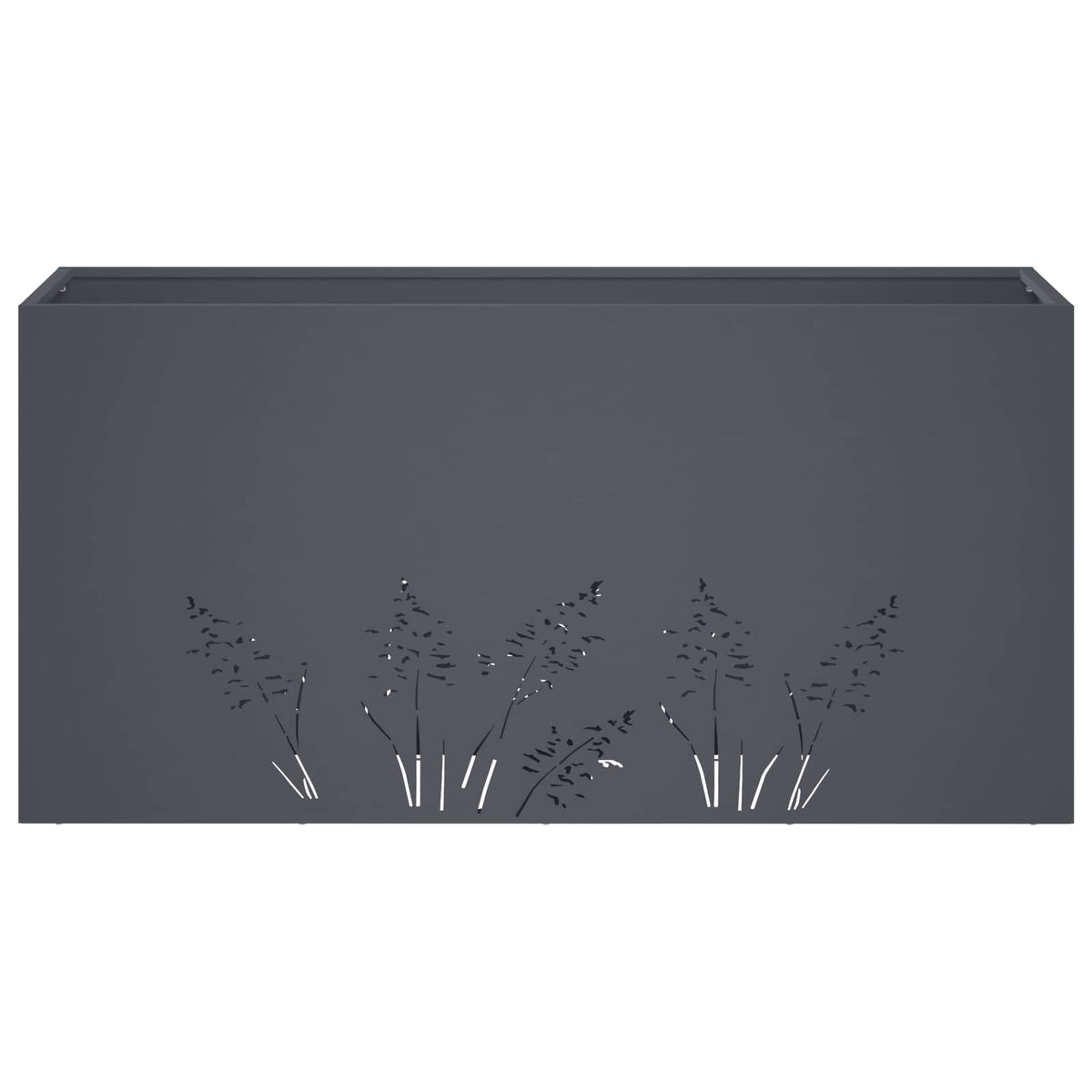 Plantenbak Antraciet 100 x 20 x 49 cm Koudgewalst staal